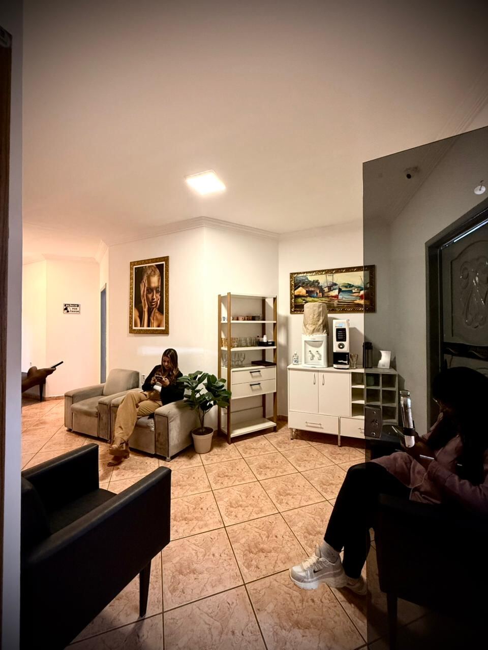 Sala de manicure e pedicure
